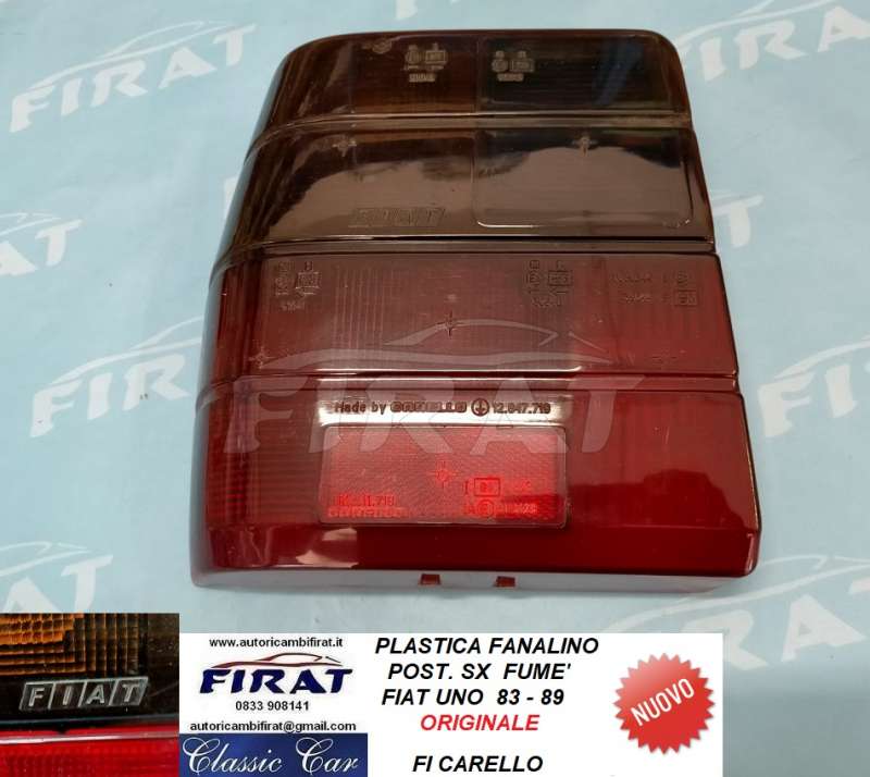 PLASTICA FANALINO FIAT UNO 83 - 89 POST.SX FUME' ORIGINALE